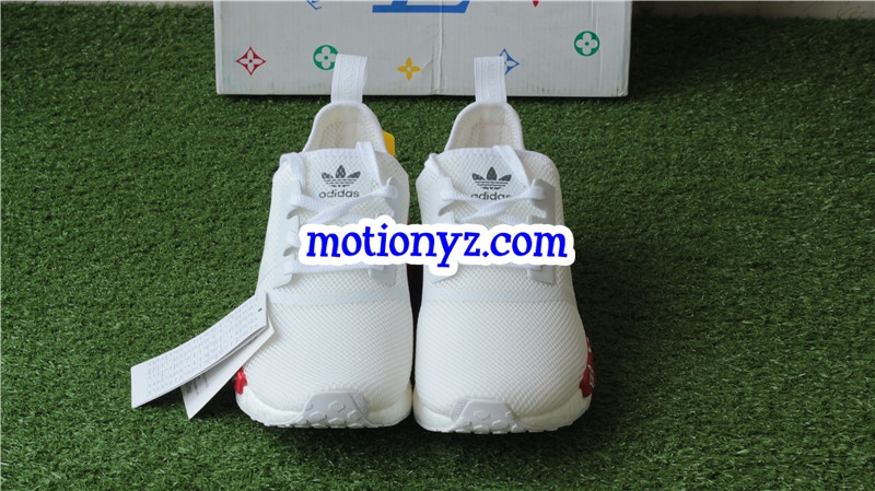 Real Boost Adidas NMD R1 Boost LuisVutton White Mesh